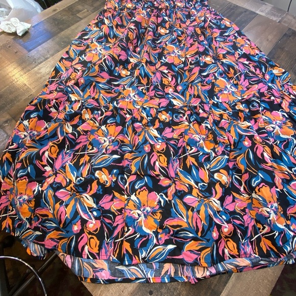 French Connection Women's Floral Sleeveless Twist Front Long Dress Size XXL - Picture 2 of 11